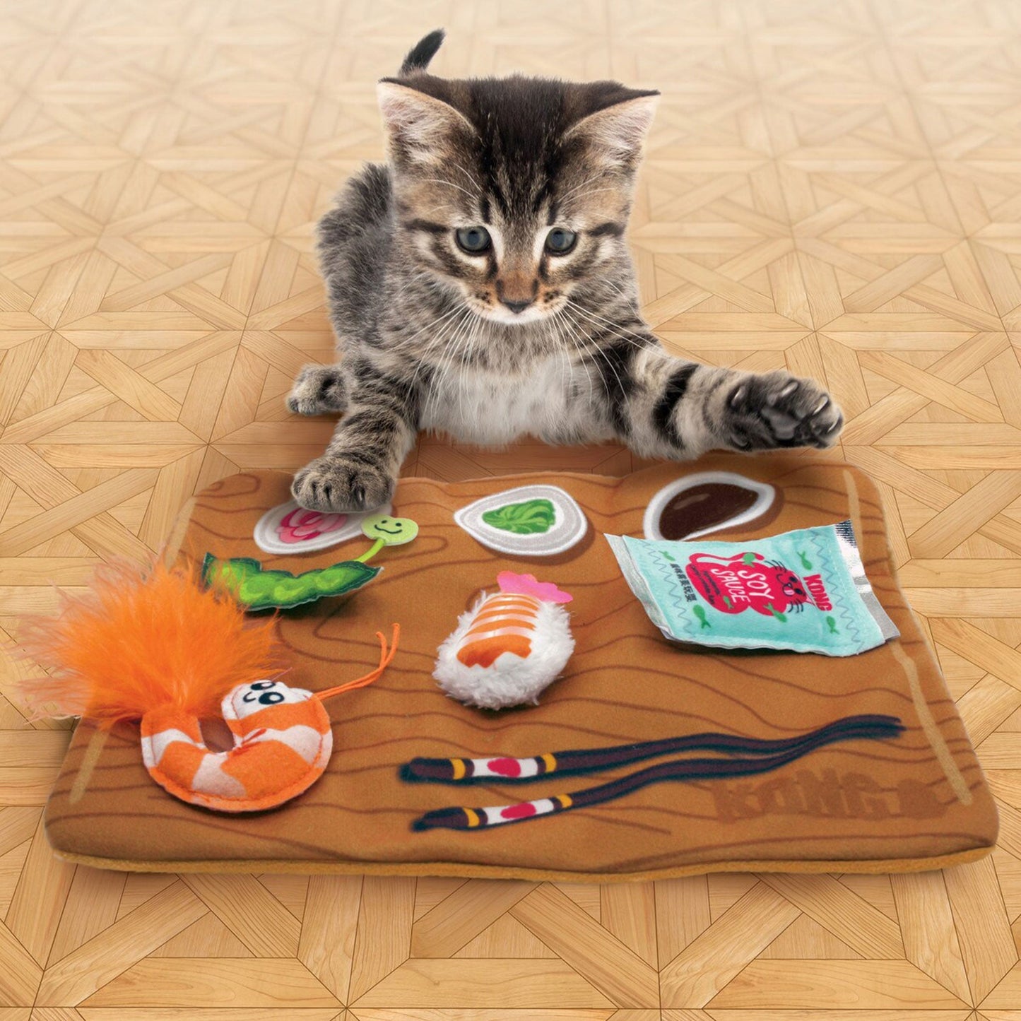 Kong Pull-a-partz Sushi Multi Cat Toys