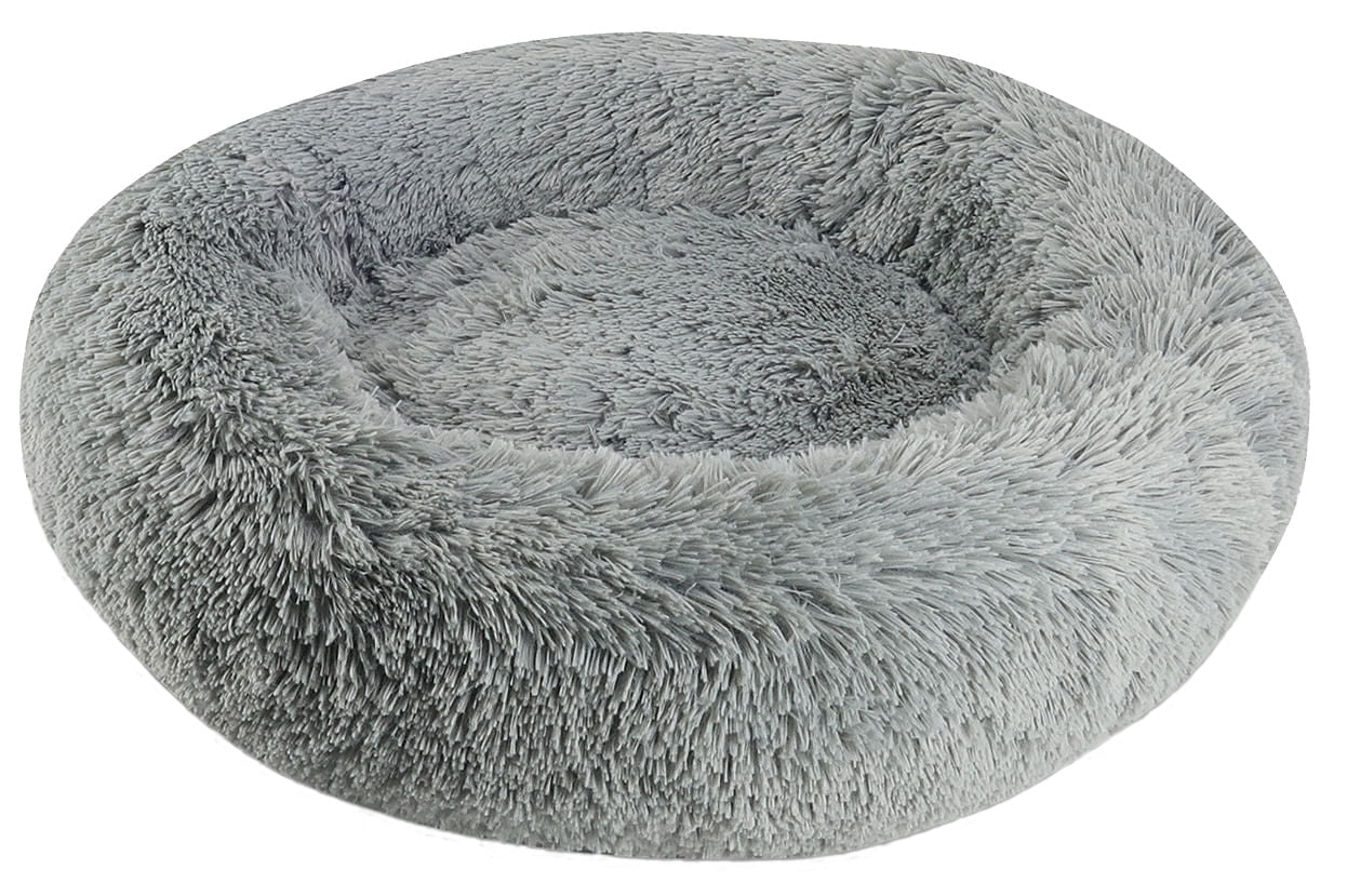 Arlee Shaggy Fur Donut Pet Bed