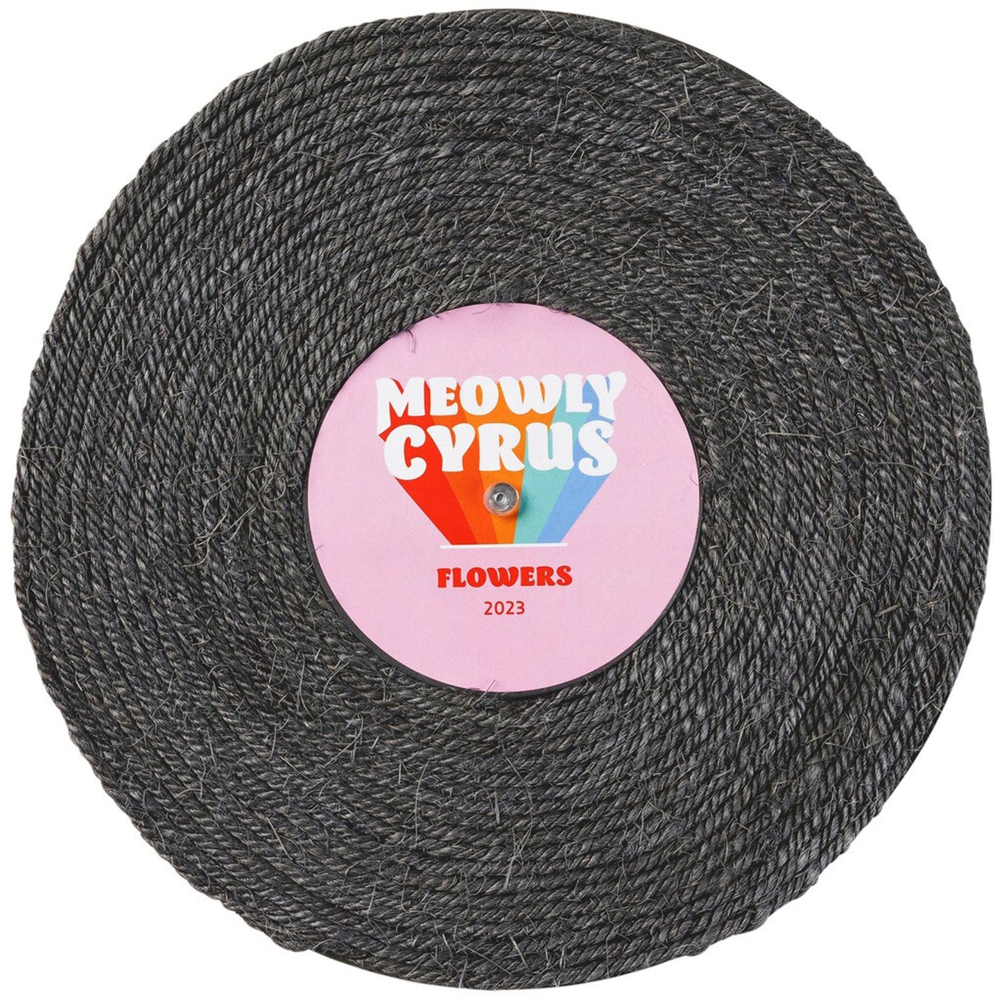 Fuzzyard Meowly Cyrus Record Scratcher Black Cat Scratchers