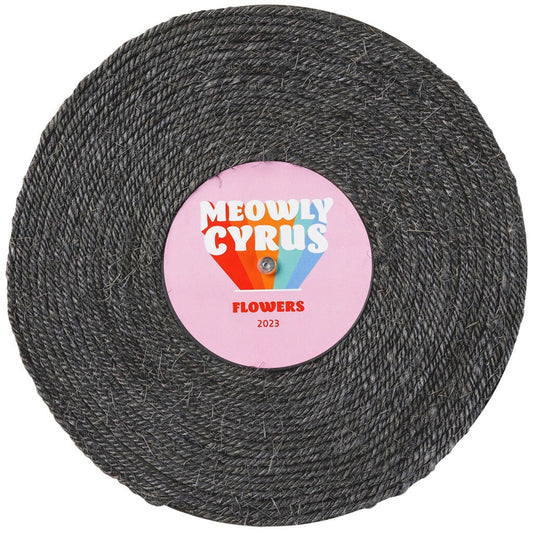 Fuzzyard Meowly Cyrus Record Scratcher Black Cat Scratchers