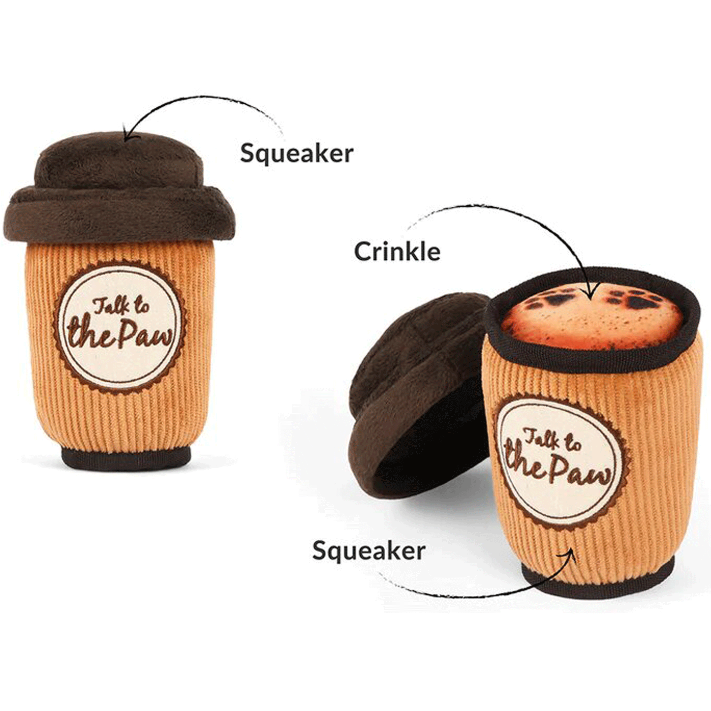 P.L.A.Y. Cafe Doggo's Java Dog Toy