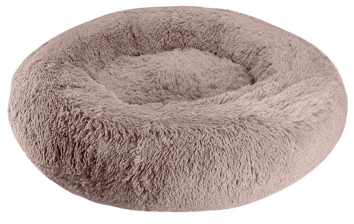 Arlee Shaggy Fur Donut Pet Bed